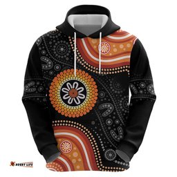 RugbyLife Shop Australia Aboriginal Art Hoodie Indigenous Proud LT14