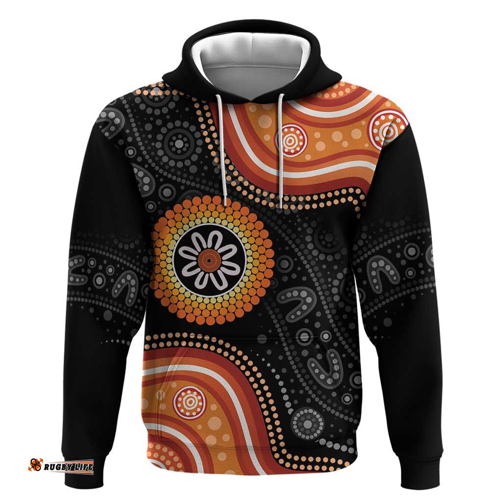 RugbyLife Shop Australia Aboriginal Art Hoodie Indigenous Proud LT14