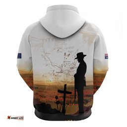 RugbyLife Shop Australia And New Zealand ANZAC Day Hoodie Battle Of Beersheba LT05