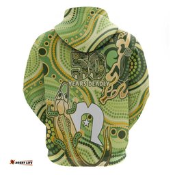 RugbyLife Shop 2026 NAIDOC Week 50 Years Deadly Hoodie Flows of Time LT7