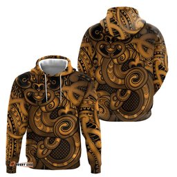 RugbyLife Shop Aotearoa Maori Hei Tiki Hoodie Koura Kowhaiwhai Puhoro Motif LT9