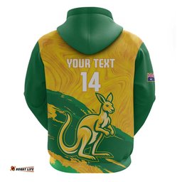 RugbyLife Shop Custom Australia Soccer Hoodie 2025 Go Matildas Marble Grunge Style LT14