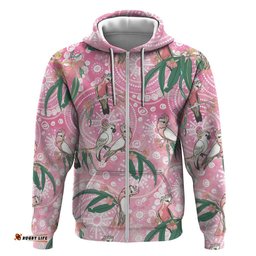 RugbyLife Shop Australia Galah Aboriginal Hoodie Breast Cancer Awareness LT7