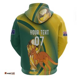 RugbyLife Shop Australia Socceroos WC2026 Custom Hoodie Golden Champions LT7
