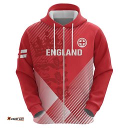 RugbyLife Shop Custom England Cricket Hoodie Go Champions Sporty Style LT14