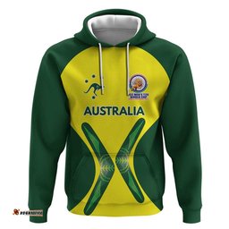 RugbyLife Shop Custom Australia Cricket Spirit 2026 Hoodie World T20 Edition LT9