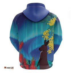RugbyLife Shop Australia Northern Lights Scenery Hoodie LT7