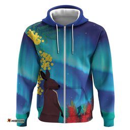 RugbyLife Shop Australia Northern Lights Scenery Hoodie LT7