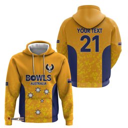 RugbyLife Shop Australian South Australia Lawn Bowls Custom Hoodie Aussie Minimalist Style LT9