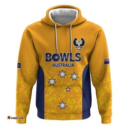 RugbyLife Shop Australian South Australia Lawn Bowls Custom Hoodie Aussie Minimalist Style LT9