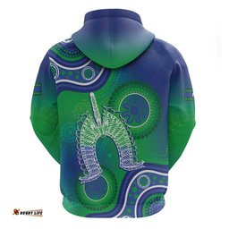 RugbyLife Shop Australia Torres Strait Islanders Hoodie Dhari Aboriginal Pattern LT14