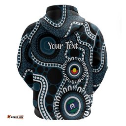 RugbyLife Shop Carlton NAIDOC Week 2026 Personalised Hoodie 50 Years of Deadly Aboriginal Art LT14