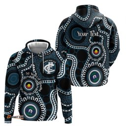 RugbyLife Shop Carlton NAIDOC Week 2026 Personalised Hoodie 50 Years of Deadly Aboriginal Art LT14