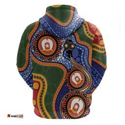 RugbyLife Shop Australia NAIDOC Week 2026 Hoodie 50 Years of Deadly Dhari Snake Aboriginal Art LT14