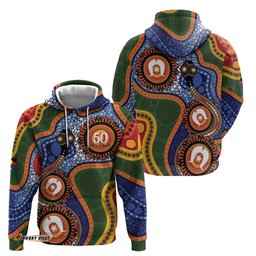 RugbyLife Shop Australia NAIDOC Week 2026 Hoodie 50 Years of Deadly Dhari Snake Aboriginal Art LT14