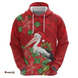RugbyLife Shop Australian Pelican Hoodie Aboriginal Inspired Christmas LT9