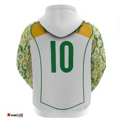 RugbyLife Shop Custom Australia Football Hoodie Aboriginal Pattern Sporty Style-White Color LT03