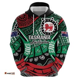 RugbyLife Shop Australia Tasmania State Hoodie Ubertas et Fidelitas LT9