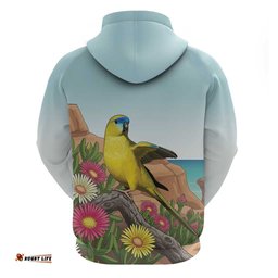 RugbyLife Shop Australia Rock Parrot Hoodie Pigface Carpobrotus Rocky Island Vibes LT14