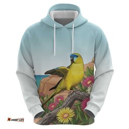 RugbyLife Shop Australia Rock Parrot Hoodie Pigface Carpobrotus Rocky Island Vibes LT14