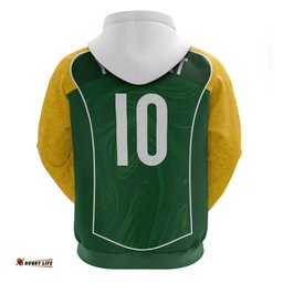 RugbyLife Shop Custom Australia Football Hoodie Aboriginal Pattern Sporty Style-Green Color LT03