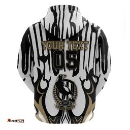 RugbyLife Shop Custom Collingwood Black Hoodie Unique Style DT05