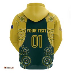 RugbyLife Shop Custom Australia Cricket Hoodie Aussies Champions LT01