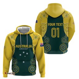 RugbyLife Shop Custom Australia Cricket Hoodie Aussies Champions LT01