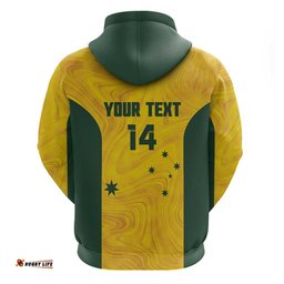 RugbyLife Shop Custom Bowls Australia Hoodie Marble National Color LT14