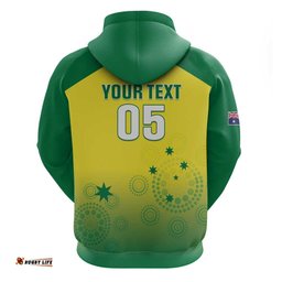 RugbyLife Shop Custom Australia Cricket Hoodie Go Champions Aussies LT05