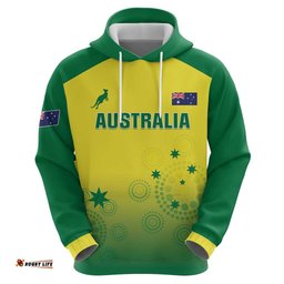 RugbyLife Shop Custom Australia Cricket Hoodie Go Champions Aussies LT05