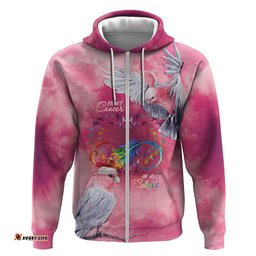 RugbyLife Shop Australia Fight Cancer In All Colors Hoodie Galah Pink Tie Dye LT7