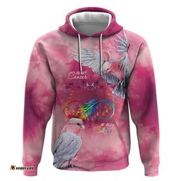 RugbyLife Shop Australia Fight Cancer In All Colors Hoodie Galah Pink Tie Dye LT7