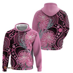 RugbyLife Shop Australia Grevillea Hoodie Aussie Native Spider Flower Indigenous Art LT14