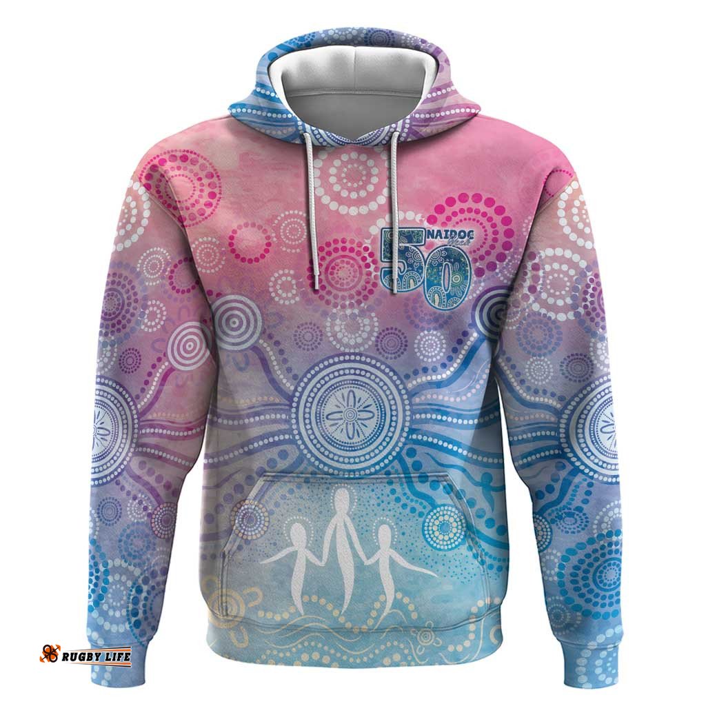 RugbyLife Shop Australia NAIDOC Week 2026 50 Years Deadly Hoodie Celestial Glows LT7