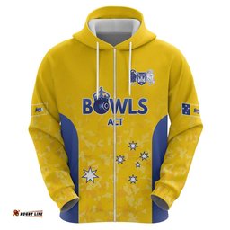 RugbyLife Shop Australian ACT Lawn Bowls Custom Hoodie Aussie Minimalist Style LT9