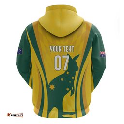 RugbyLife Shop Australia Socceroos Custom Hoodie 2026 Forever Golden LT7