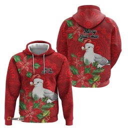 RugbyLife Shop Australian Silver Gull Hoodie Aboriginal Inspired Christmas LT9