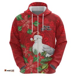 RugbyLife Shop Australian Silver Gull Hoodie Aboriginal Inspired Christmas LT9