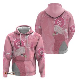 RugbyLife Shop Australia Breast Cancer Awareness Hoodie Galah Faith Hope Love Pink Month LT14