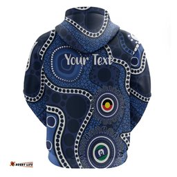 RugbyLife Shop Geelong Cats NAIDOC Week 2026 Personalised Hoodie 50 Years of Deadly Aboriginal Art LT14