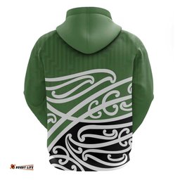 RugbyLife Shop Green Fern New Zealand Kowhai Ngutukak Hoodie LT9