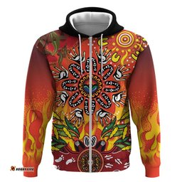 RugbyLife Shop NAIDOC Week 2026 Hoodie 50 Years of Deadly Aboriginal Dot Art LT9