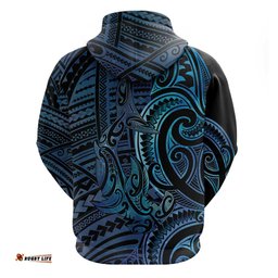 RugbyLife Shop New Zealand Hammerhead Shark Hoodie Maori Haehae Mangopare Galaxy LT14