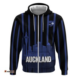 RugbyLife Shop New Zealand Auckland Football Custom Hoodie Go City of Sails Est 2025 LT14