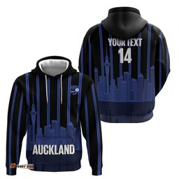 RugbyLife Shop New Zealand Auckland Football Custom Hoodie Go City of Sails Est 2025 LT14
