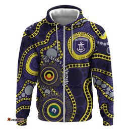 RugbyLife Shop Dockers NAIDOC Week 2026 Personalised Hoodie 50 Years of Deadly Aboriginal Art LT14