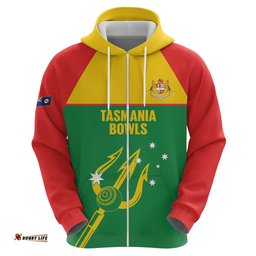 RugbyLife Shop Custom Tasmania Bowls Australia Hoodie Go Tasmanian Tridents LT14