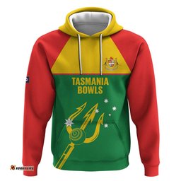 RugbyLife Shop Custom Tasmania Bowls Australia Hoodie Go Tasmanian Tridents LT14