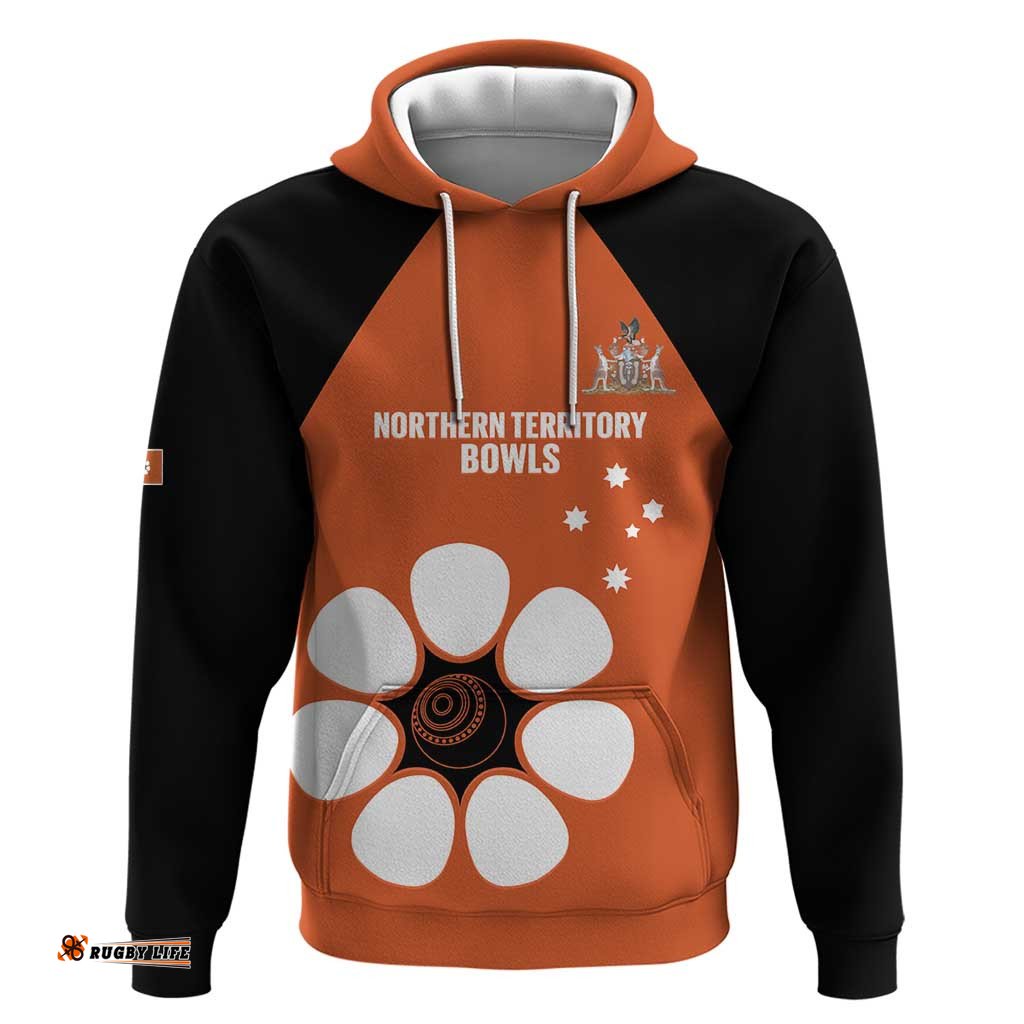 RugbyLife Shop Custom Northern Territory Bowls Australia Hoodie Go Champions Sporty Style LT14